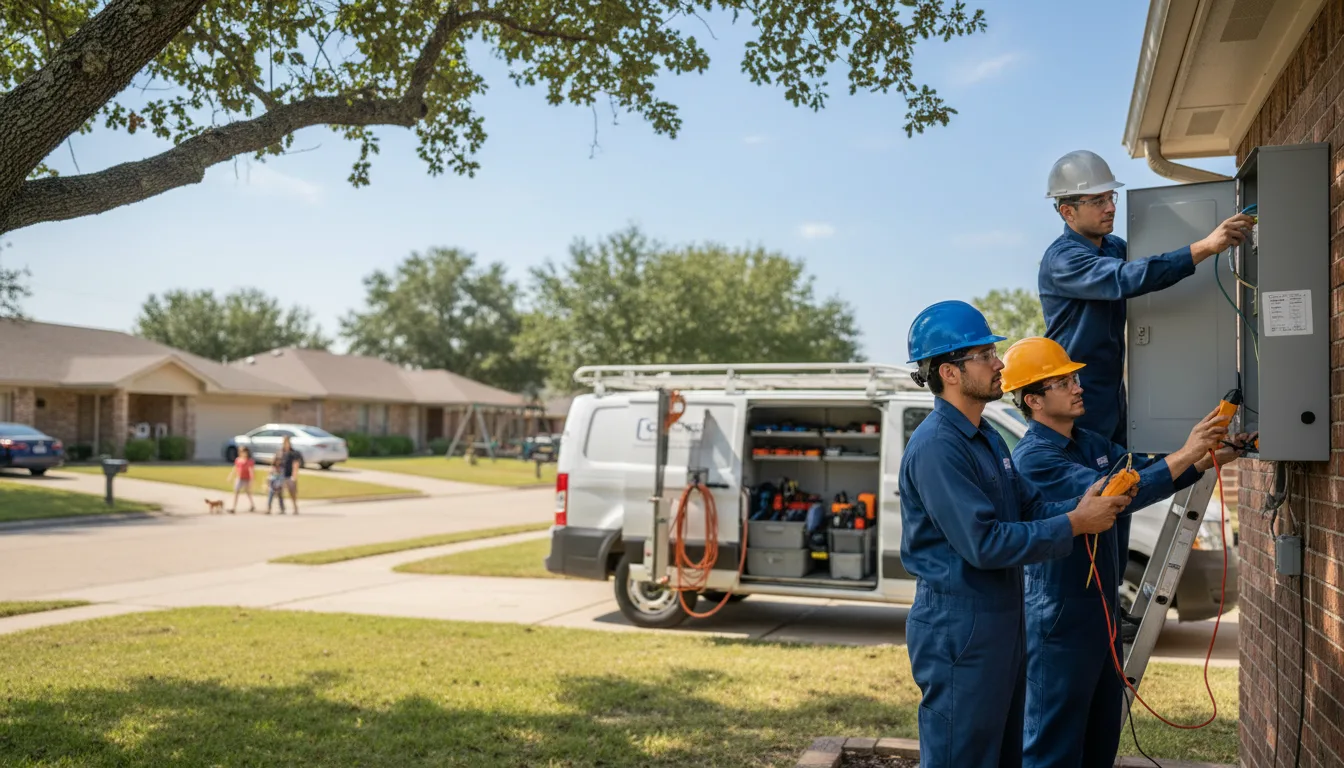 Certified electrician providing emergency electrical services in Tullahoma, TN